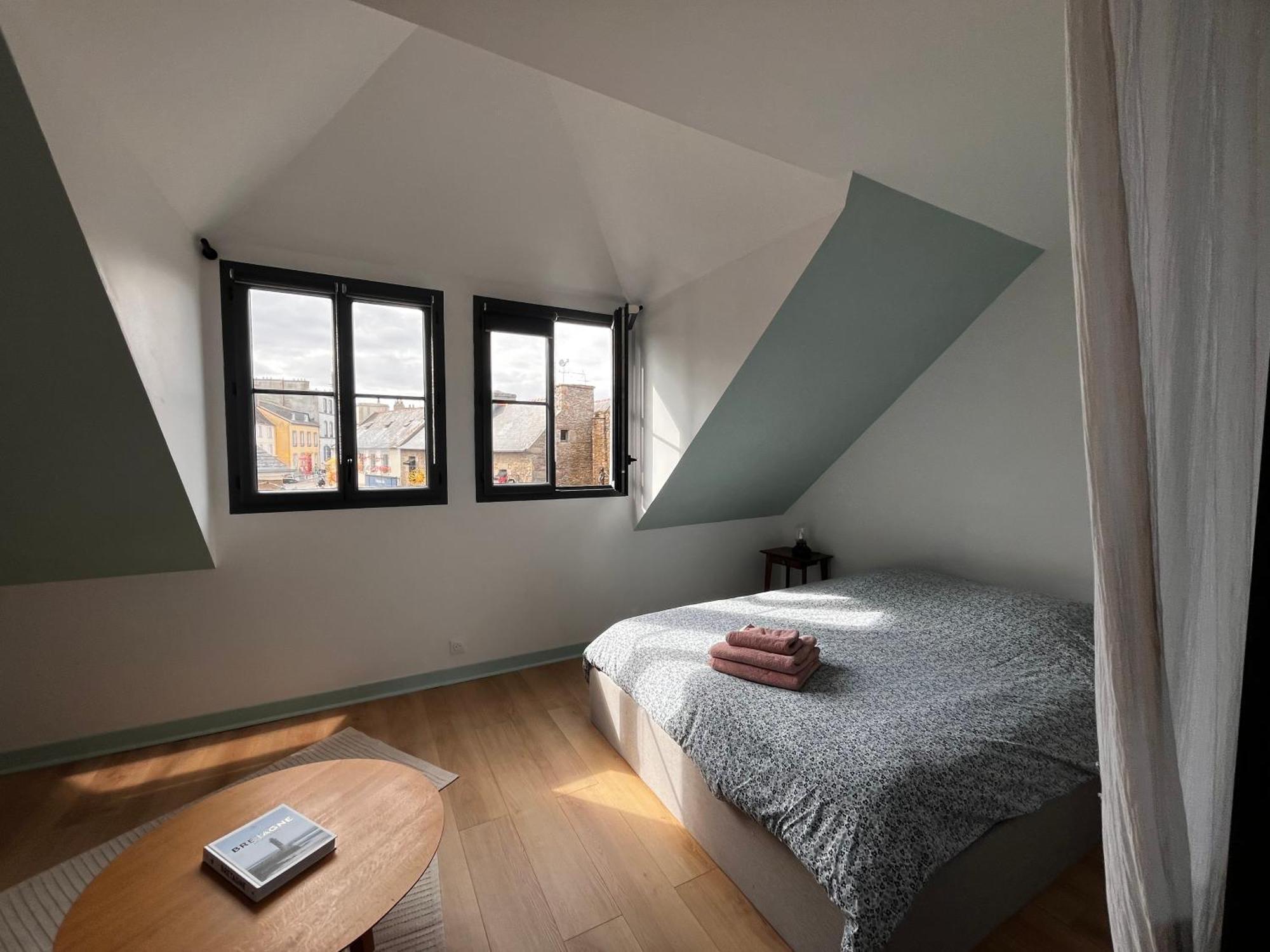Sweet Leon - Grande Chambre Baignoire Vue Mer Le Conquet Luaran gambar
