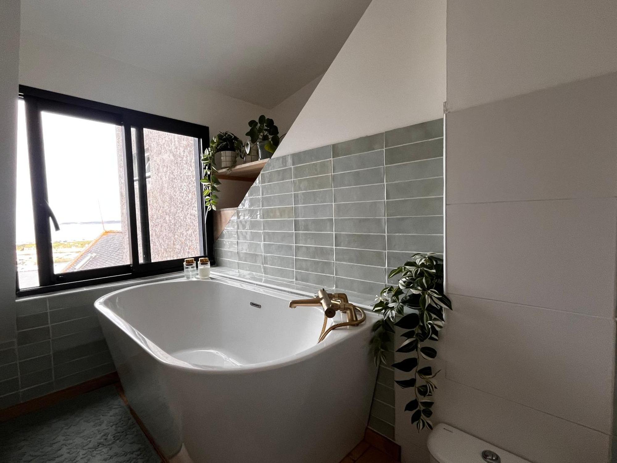Sweet Leon - Grande Chambre Baignoire Vue Mer Le Conquet Luaran gambar